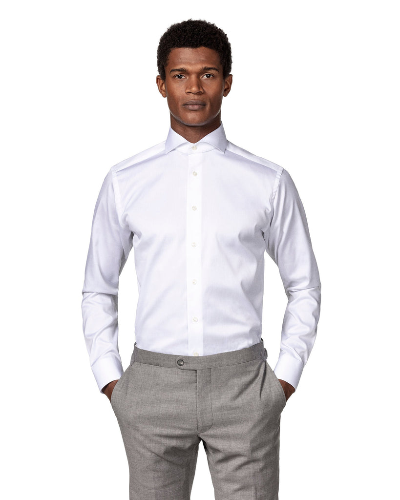 Klassisk Skjorte Hvid Contemporary Fit