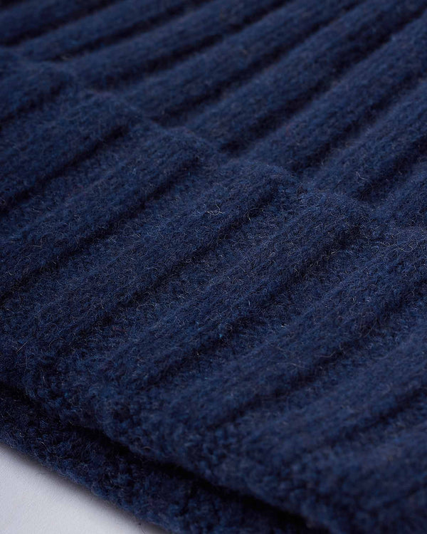 Knitted Hue Denim Blå