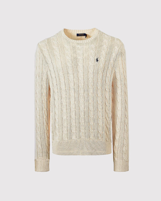Bomuld Kabelstrik Creme