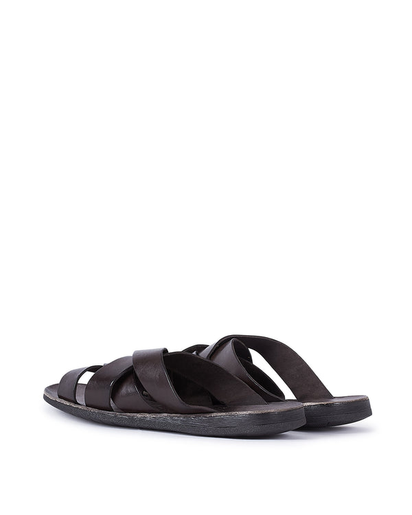 Flettet Sandal Brun