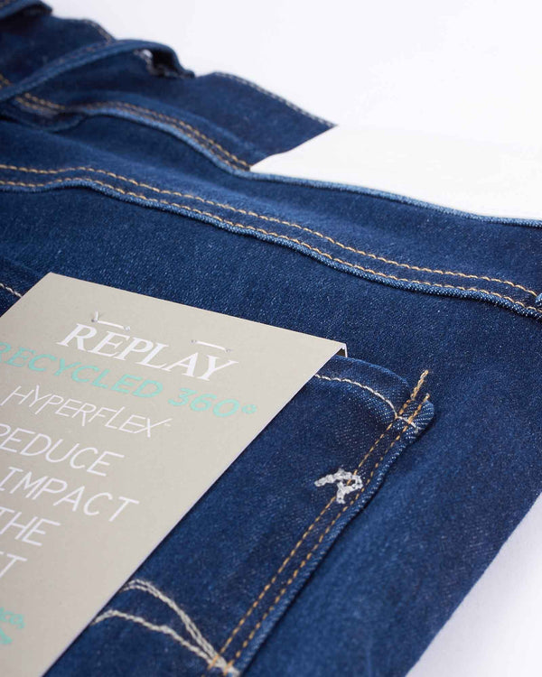 Recycled 360 Jeans Blå