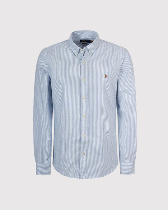 Oxford Skjorte Stribet Slim fit