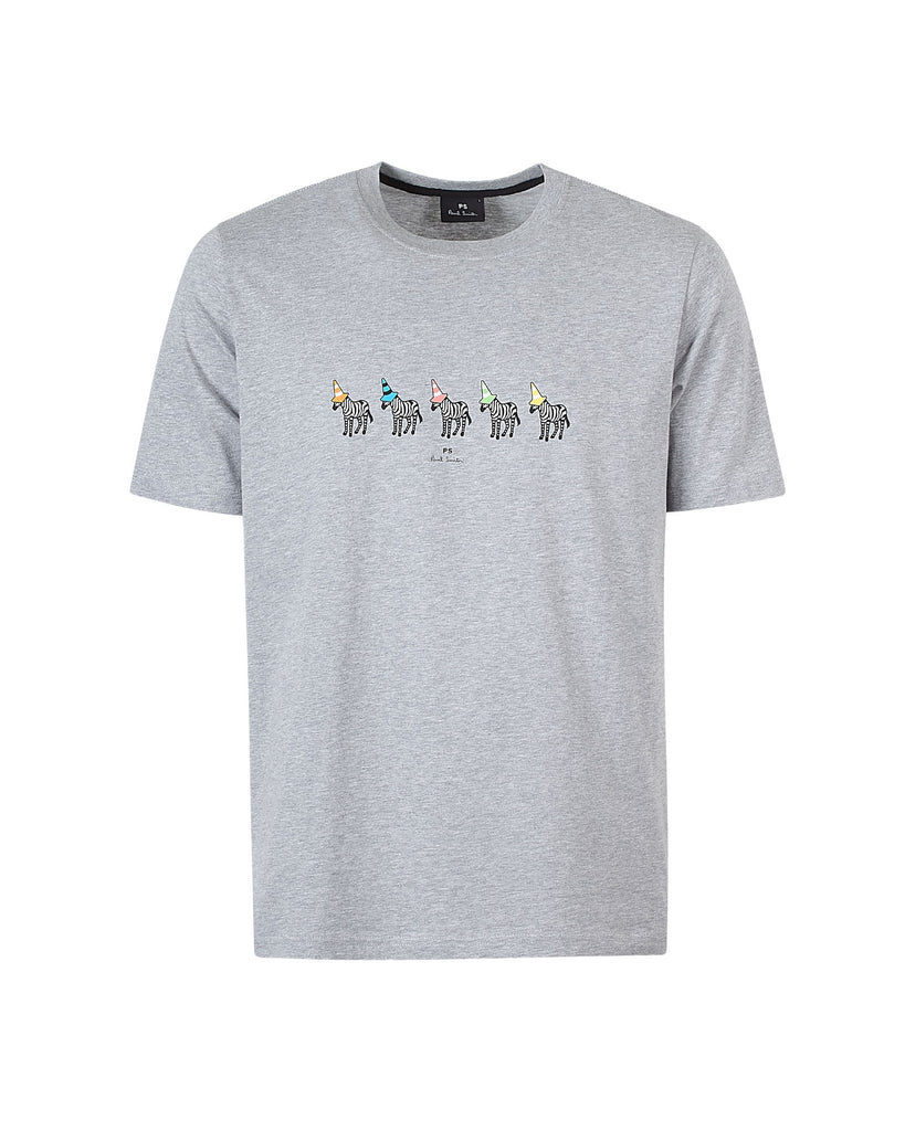 Zebra Cones T-shirt Grå
