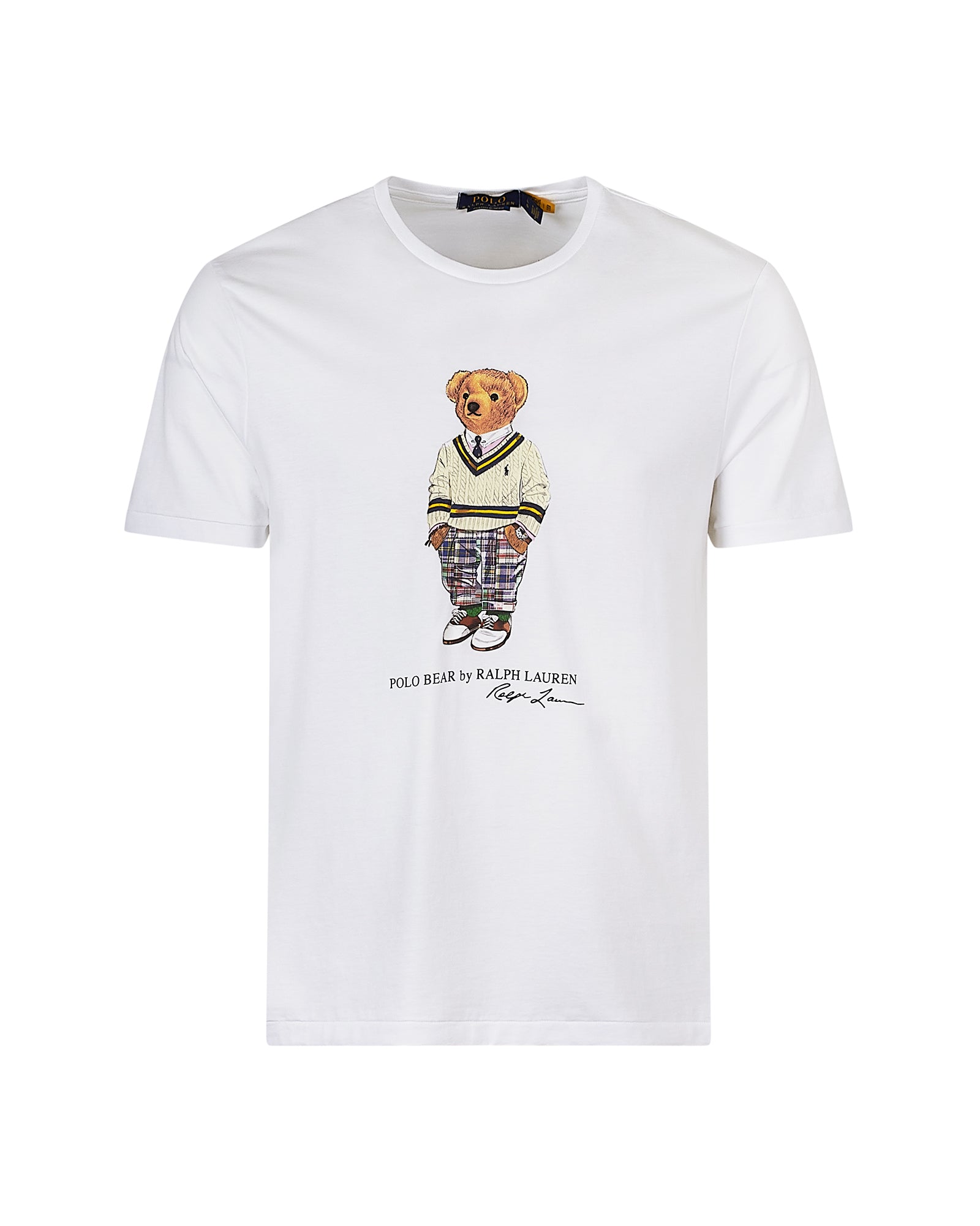 Encyclopedia Jep Stationær T-Shirt Bear Hvid fra Ralph Lauren | Køb her | Hurtig levering