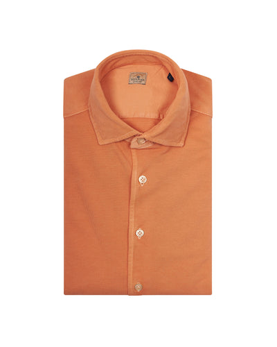 Pique Skjorte Orange