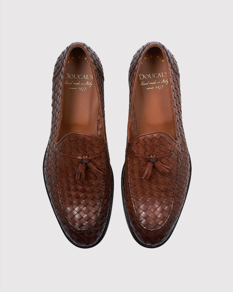 Straw Cuoio Loafer Brun fra Doucals Køb her Hurtig levering