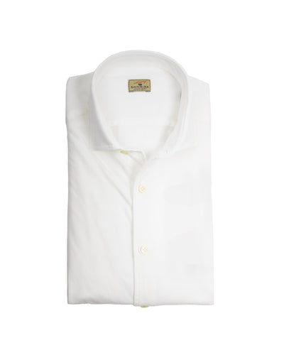 Jersey Skjorte Hvid
