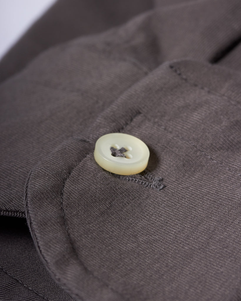 Jersey Skjorte Brun